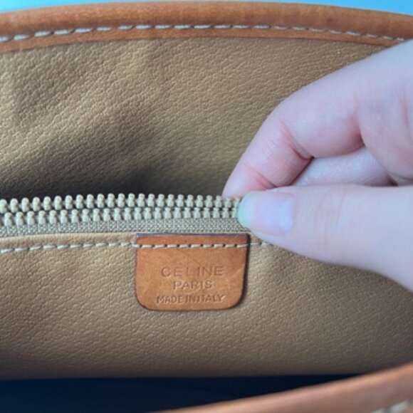 Celine Macadam Leather Tote Bag - Picture 10 of 12